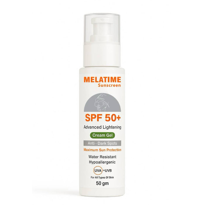 Melatime sunscreen SPF 50+ Advanced Lightening